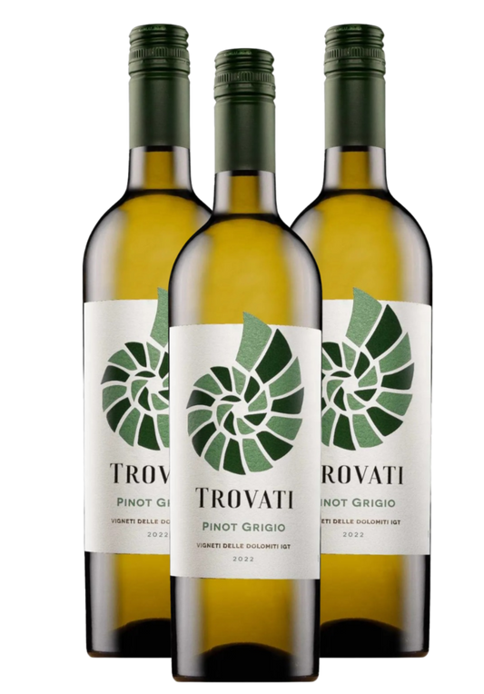 3 garrafas Trovati, Pinot Grigio Vigneti delle Dolomiti IGT