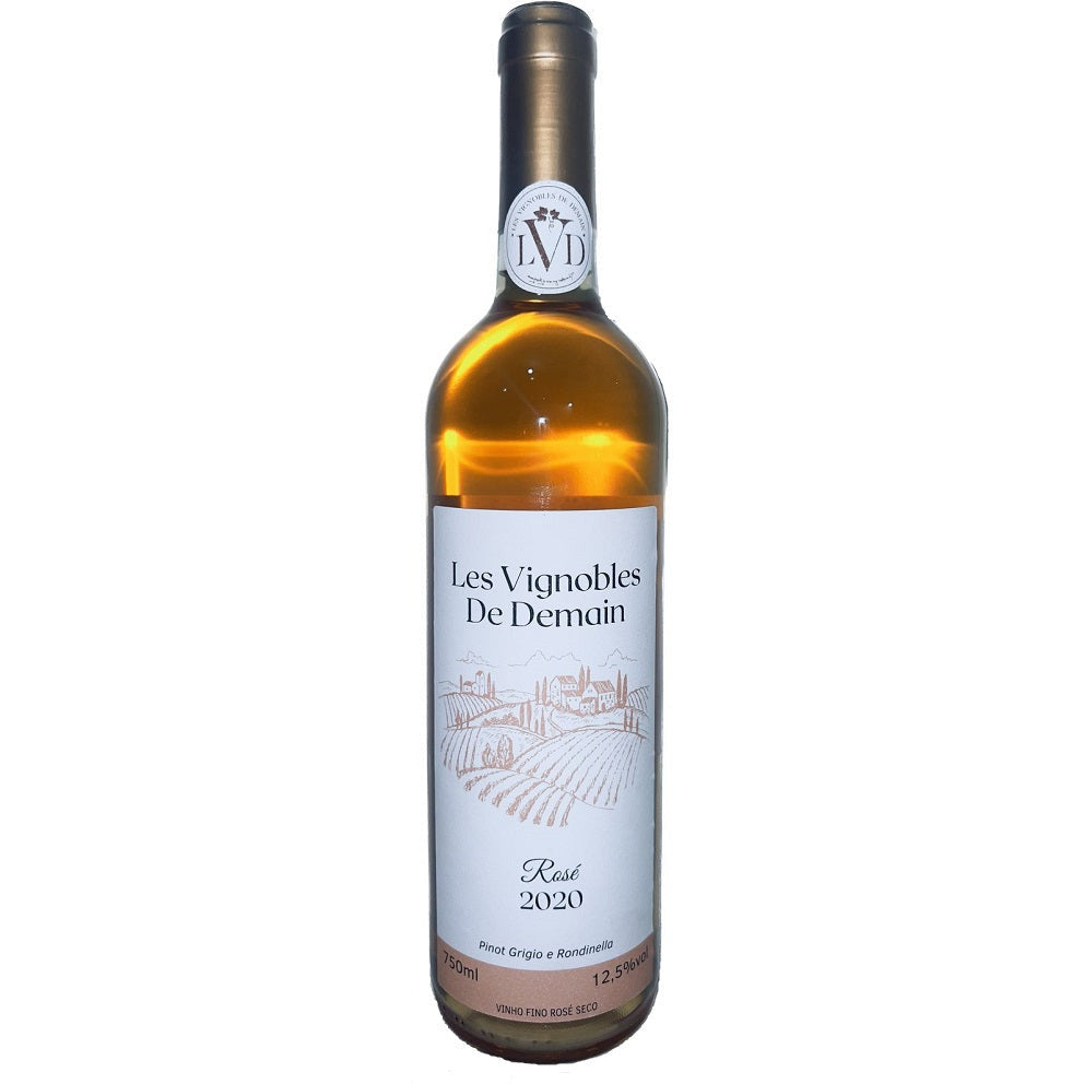 Les Vignobles De Demain - Vinho Fino Rosé Seco - Pinot Grigio & Rondinella - 750ml - Natural y Vegano